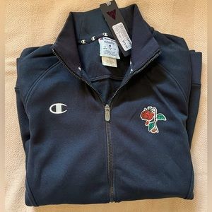 Champion x Petals sweater-Womens medium- black full zip
